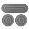 3pcs /Set Bathroom Countertop Absorbent Mat Kitchen Diatomite Drying Mat Faucet Sink Quick Drying Stone Tray