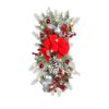 Christmas Wreath Rattan Door Pendant Decoration