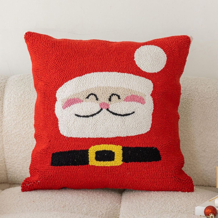 45x45cm Christmas Pillowcase Holiday Home Decoration Pillow Cover, Pillow Core Not Included