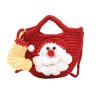 Christmas Handmade Woolen Knitting Bag Santa Claus Finished Bag
