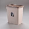 Kitchen Square Sorted Wall+mounted Hanging Plastic Sanitary Trash Can