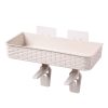 Shelf Bathroom Storage Toilet Multi-purpose Bathroom Basket Nail-free Paste Strong Kitchen Plastic Storage Box