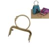 Square Frame Handbag Purse Metal Handle Accessories