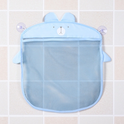 Cartoon Wall Hanging Kitchen Bathroom Storage Bags Knitted Net Mesh Bag Baby Bath Toys Shampoo Organizer