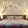 2 PCS/Set DIY Tree Birds Flower Home Decor Wall Stickers