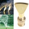 Water View Rockery Fountain All Copper Stainless Steel Adjustable Universal Fan-shaped Flat Nozzle