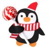 2 Packs Christmas Baking Decoration Cute Santa Penguin Lollipop Paper Card