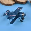Creative Cake Decoration Mini Retro Biplane Model