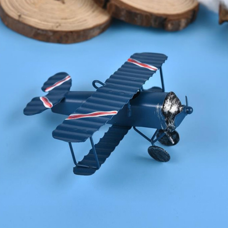 Creative Cake Decoration Mini Retro Biplane Model