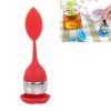 Stainless Steel Leaf Shape Silicone Tea Bag Tea Strainers