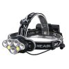 7 LEDs 7000K High-power Strong Light USB Rechargeable Outdoor Fishing Waterproof Headlight