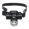 60m Underwater Photography Video Fill-up Headlight Diving Flashlight with Battery Display Function(Headlight+Battery+Charger)