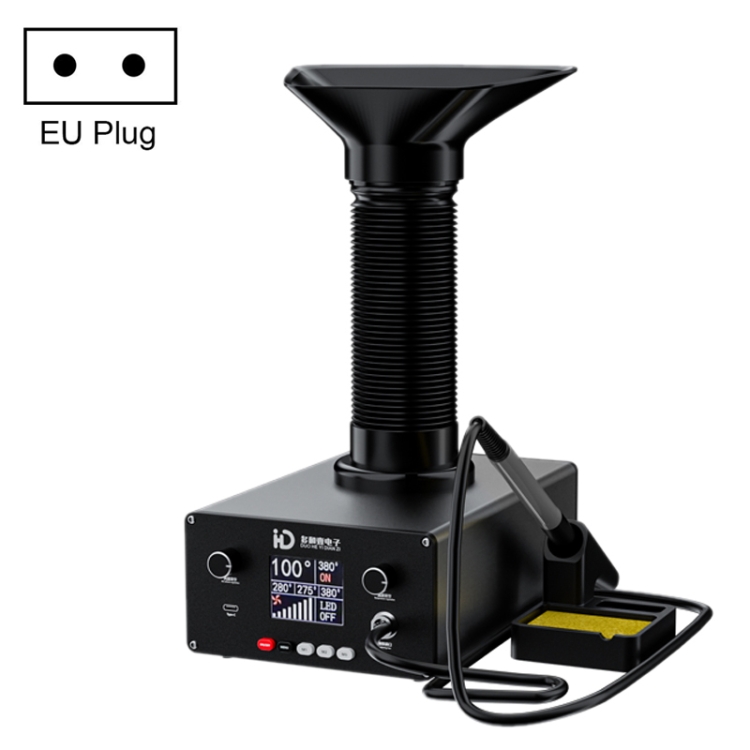 TBK D201 Constant Temperature Soldering Iron Welder Station With Smoke Filter