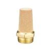 LAIZE Half Copper Long Pneumatic Muffler, Caliber:3 Point