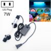 110V 7W UV Ultraviolet Algae Disinfection Fish Tank Lamp, US Plug