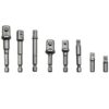 8 PCS/Set Socket Bit Extension Bar Hex Shank Adapter Drill Nut Driver Power Drill Bit, 1/4(65/50/30/25mm), 3/8(65/50mm), 1/2(73/50mm)