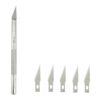 JIAFA JF-621 Metal Carving Knife Professional Mobile Phone Repair Tool with 6 Blades