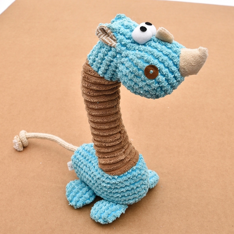 Pet Supplies Cat and Dog Special-purpose Molar Cartoon Sounding Plush Toy,Large, Size:33*28*14cm, Random Style Delivery