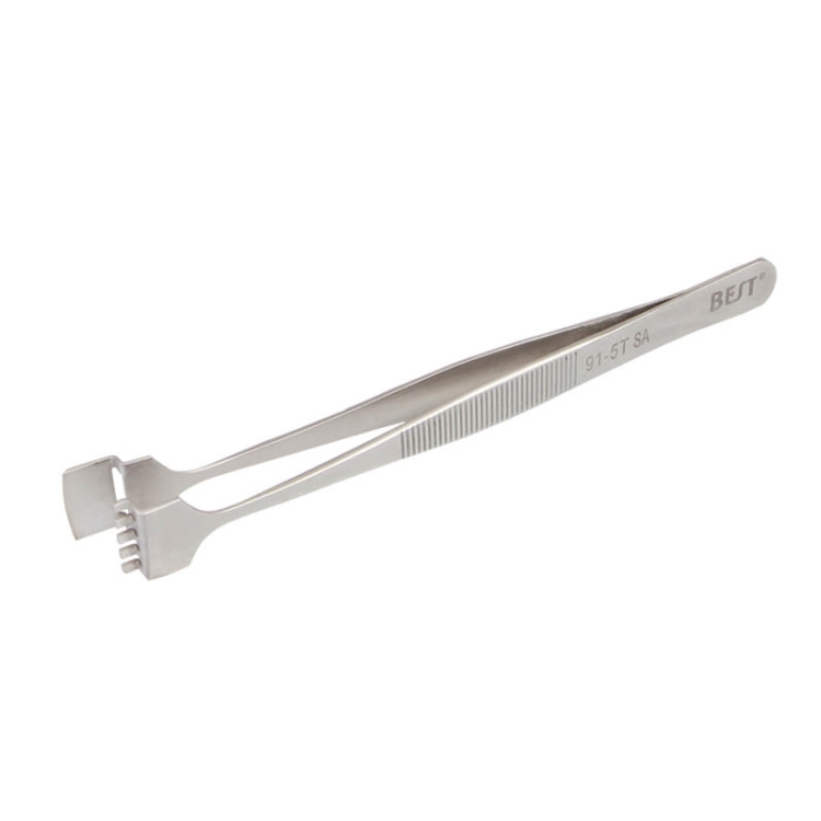 BEST BST-91-5T SA Professional Stainless Steel Wafer Tweezers for Silicon Wafer