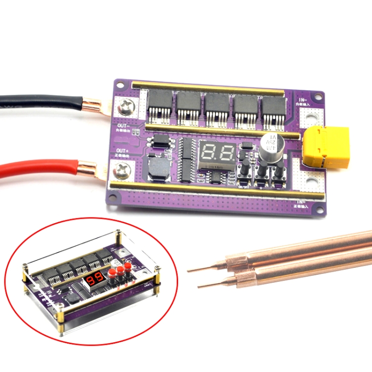 Model Airplane Battery Version 12V Digital Display DIY Battery Spot Welding Machine Pen Control