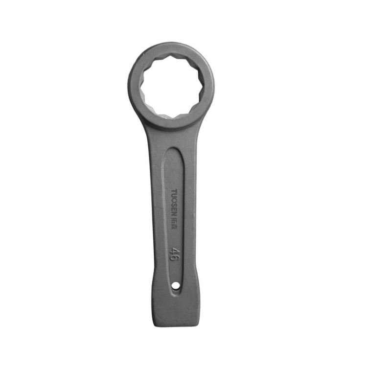TUOSEN Single-end Straight Handle Gray Phosphating Percussion Wrench