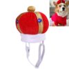 Pet Crown Hat Creative Funny Dog Cat Headdress