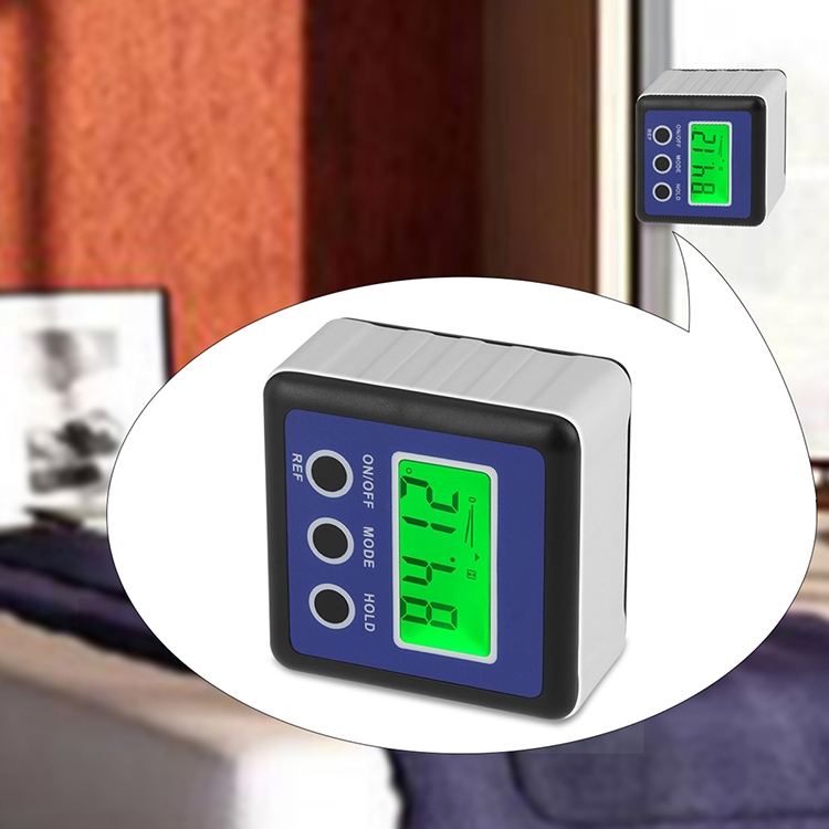 3 Button Mini Precision Magnetic Digital Tilt Box / Tilt Meter / Inclinometer
