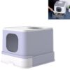 Top Drawer Fully Enclosed Cat Litter Box Pet Supplies