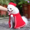 Dog Christmas Clothes Cloak Hat Dress Up Pet Hat Cloak Suit
