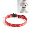 Pet Collar Webbing Cat Collar Star Moon with Pendant