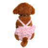 Menstrual Physiological Pants For Pet Dog Polka Dot Skirt And Bib Physiological Pants