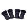 4 PCS/Set Pet AutumnWinter Thicken Cotton Shoes Dog Warm And Non-Slip Shoes