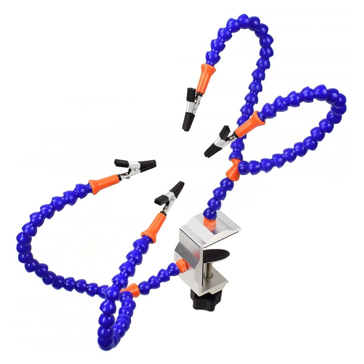 Universal Arm Thermostatic Welding Station Four-Jaw Aluminum Alloy Workbench