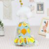 Pet Clothing Dog Cat Dress Lemon Skirt