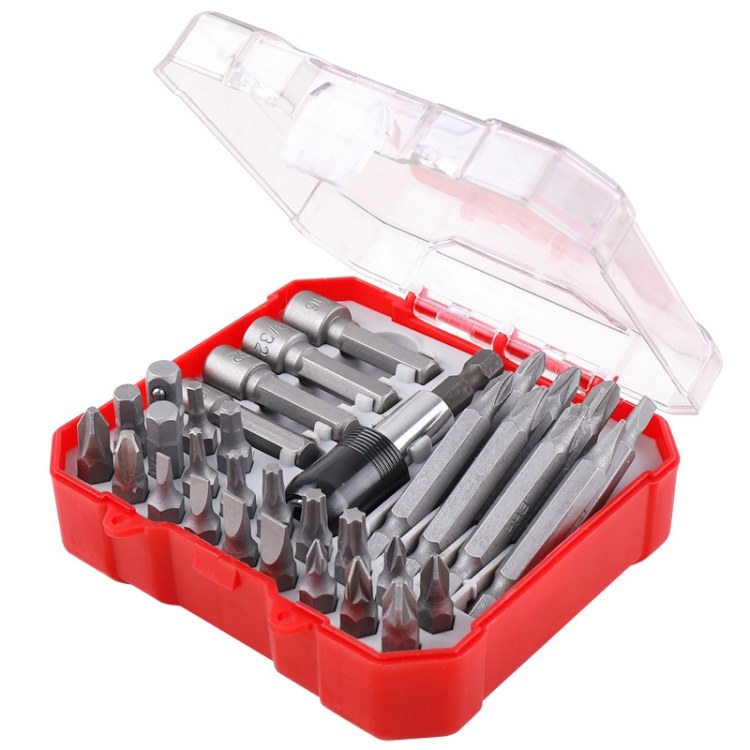34 PCS / Set DT00034 Chrome Vanadium Alloy Steel Screwdriver Batch