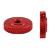 Knurled Aluminum Alloy Single Layer Hand Tight Nut Thin Small Step Nut