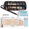 Pottery Tool Set Pottery Clay Stone Carving Knife DIY Clay Combination Tool