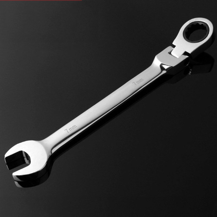 Combination Ratchet Wrench with Flexible Head Dual-purpose Ratchet Tool