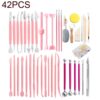 42 In 1 Clay Tool Hook Line Pen Pottery Carving Knife Set