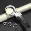 Multipurpose Bathroom Sink Circular Arc Toothed Wrench