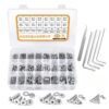 M2/M3/M4/M5 Flat Head Hexagon Socket Screws Gasket Ring Set