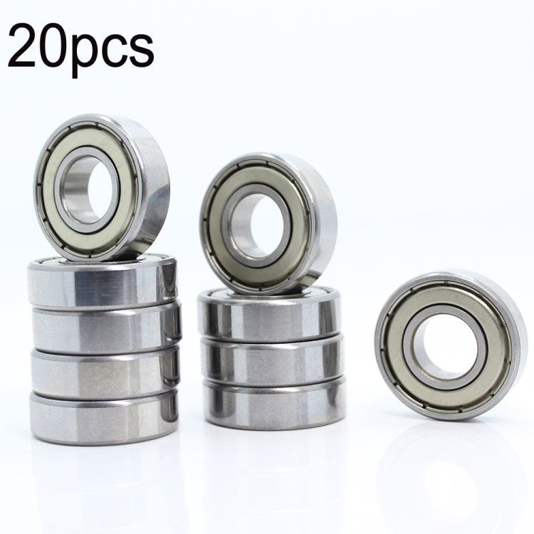 6001ZZ Bearing 20pcs 12x28x8mm Deep Groove Ball Bearings