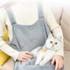 Cat Hug Apron Fleece Carriers Bags Anti-sticky Fur Hold Cats Pocket