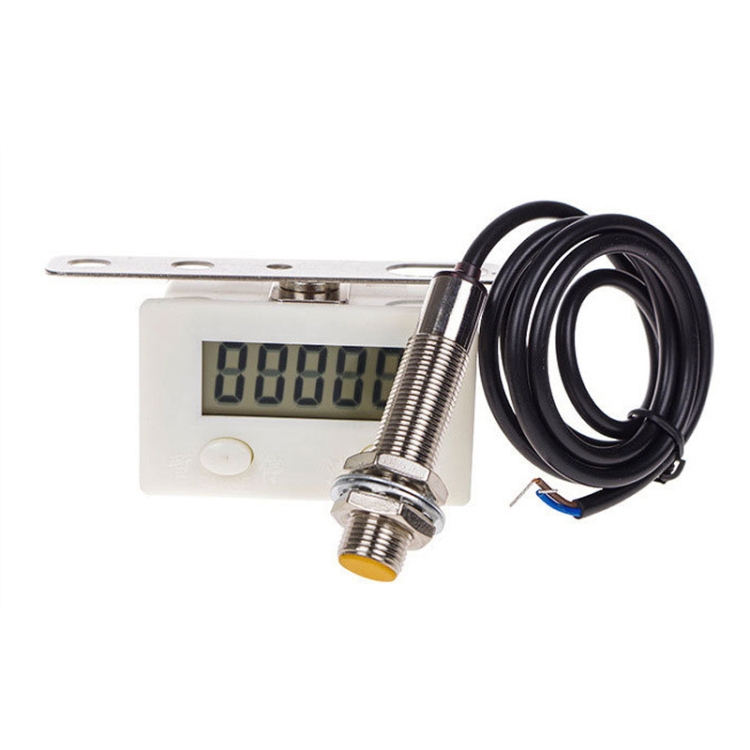 5 Display Electronic Digital Counter Industrial Magnetic Sensor Switch Punch Counter ,Spec: