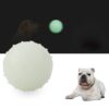TPR Bite Resistant Luminous Bouncy Ball Pet Toys, Size: Small 6cm