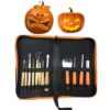 Halloween Pumpkin Carving Set Stainless Steel Pumpkin Carving Kit With Storage Bag
