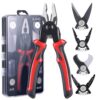 5 In 1 Combination Interchangeable Head Pliers Kit General Repair Screwdriver Pliers