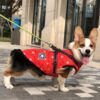 Christmas Dog Clothes Warm Pet Waterproof Reflective Tape Cotton Coat