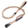 Heavy Duty Bungee Dog Leash Reflective Shock Absorbing Leashes for Medium Large Dogs