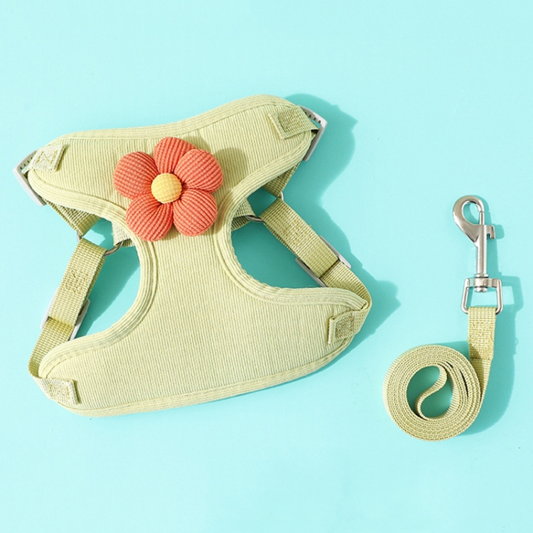 Pet Puppy Dog Leash Vest Teddy Chest Belt Chain Dog Walking Leash